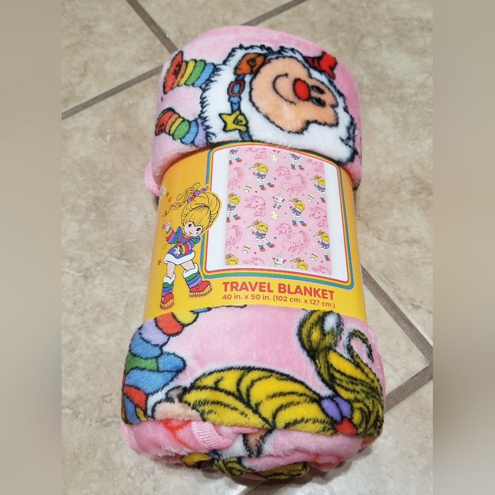 Rainbow Brite 40 x 50 Inch Travel Blanket
